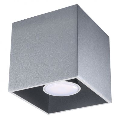 Plafon QUAD 1 szary (SL.0024)